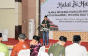Wakili Bupati Inhu, Hendrizal Hardiri Halal Bi Halal Ikatan Keluarga Indragiri Hulu di Pekanbaru