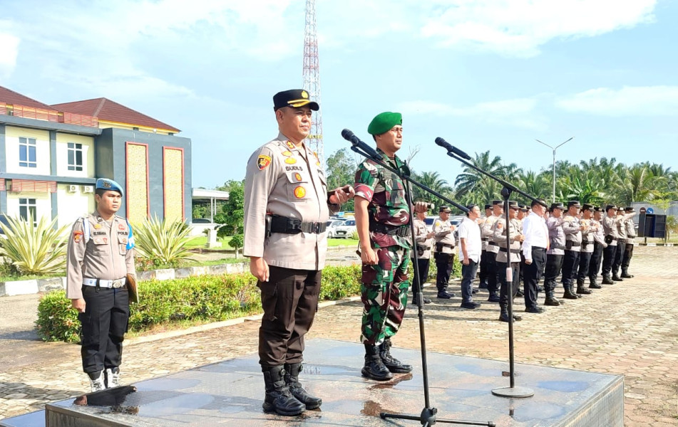Turunkan 200 Personil Gabungan: Polres Rohul Siap Amankan Perayaan Idul Fitri 1445 Hijriah
