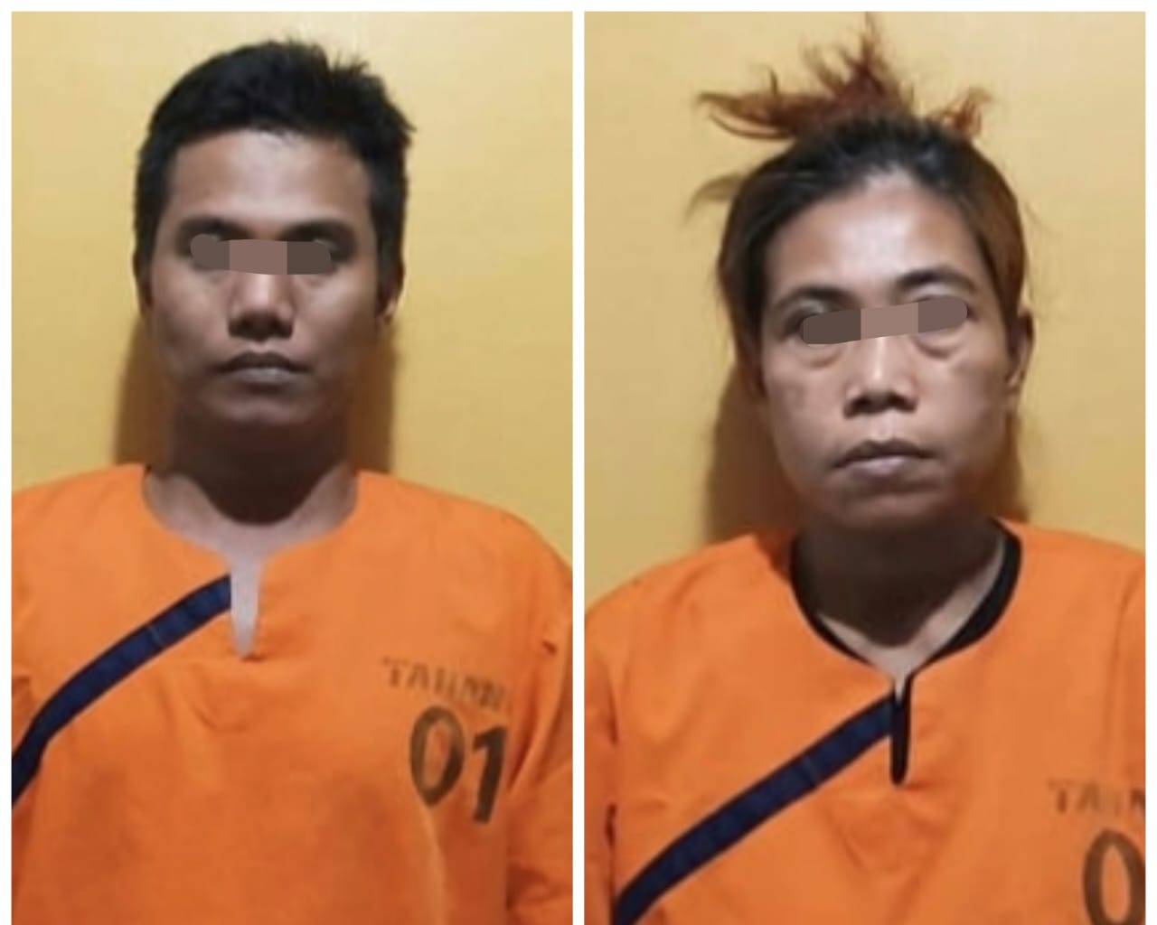 Satres Narkoba Polres Inhu Ringkus Sepasang Pengedar Sabu di Rengat