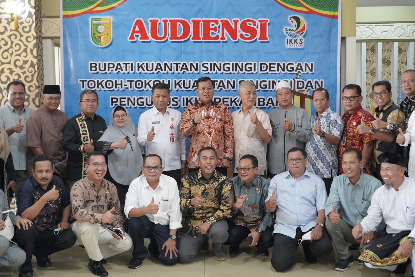 Minta Masukan Dari Tokoh Masyarakat Dan IKKS Plt Bupati Kuansing Gelar Dialog