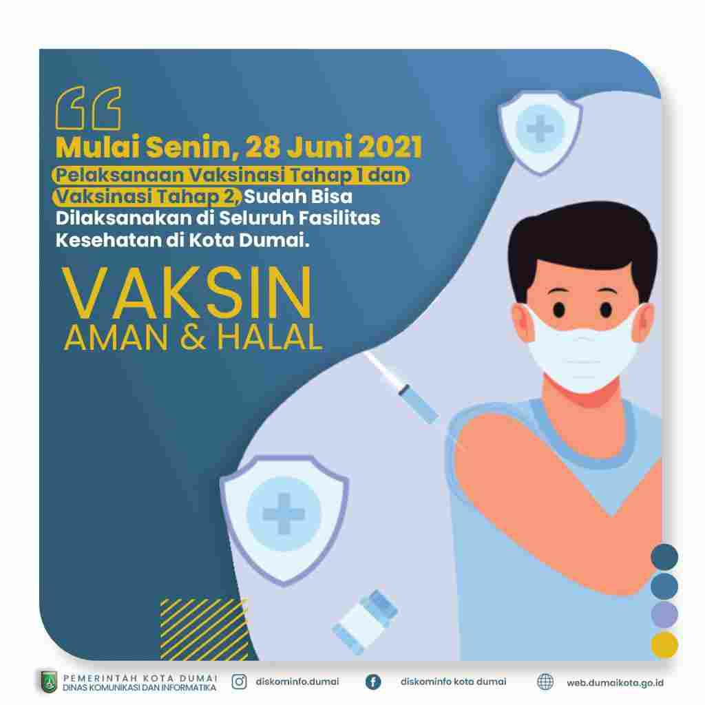 Dumai Mendapatkan 37.060 Dosis Vaksin, dr. Syaiful: Proses Vaksinasi Kembali Normal