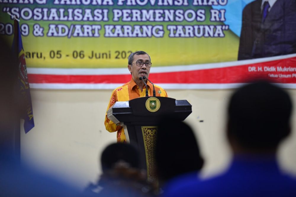 Gubri Harap Dinsos Kabupaten/Kota se-Riau Libatkan Karang Taruna Dalam Pendataan Bantuan Sosial