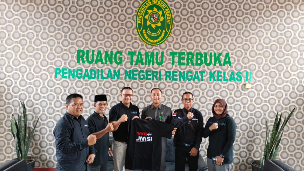 Dalam Audiensi, Pengadilan Negeri Rengat Ajak JMSI Tangkal Berita Hoax
