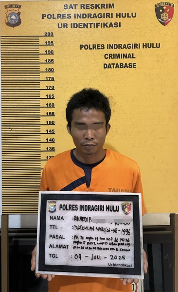 Terpantau Hotspot di Dashboard Lancang Kuning, Polres Inhu Bergerak Cepat Amankan Pelaku Pembakar Lahan