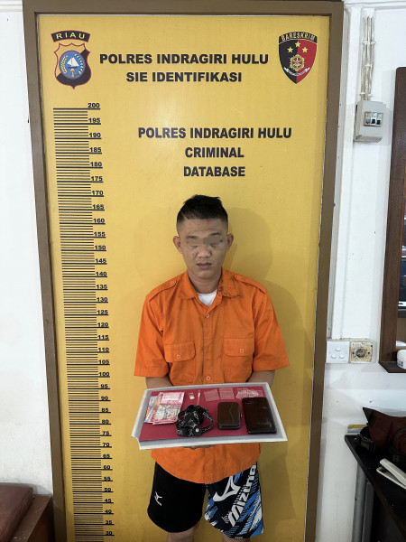 Warga Kuantan Babu Rengat Diringkus Sat Narkoba Polres Inhu