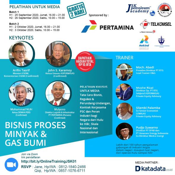 Ikuti Pelatihan Migas, 116 Media se-Nusantara Berkompetisi Dalam Publikasi Artikel Terbaik