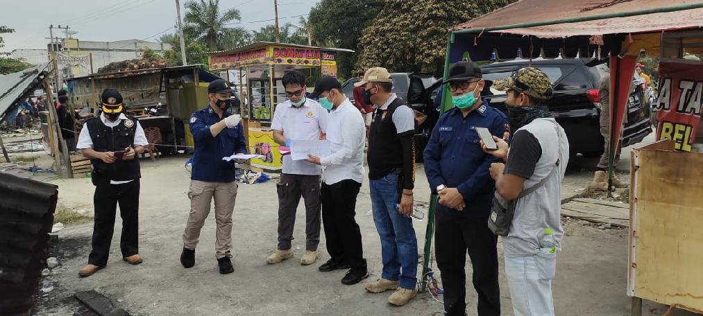 Kapolres Kampar Sampaikan Hasil Pemeriksaan Tim Labfor Terkait Kebakaran Pasar SP. 1