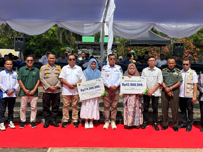 May Day 2024, BPJS Ketenagakerjaan Kuansing Salurkan Santunan Ratusan Juta