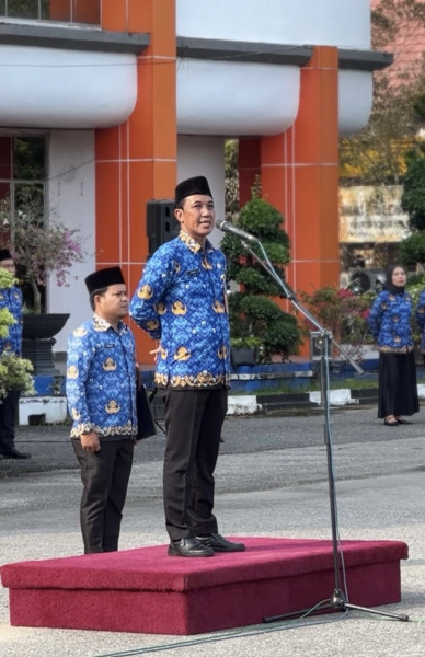Upacara Bendera Hari Kesadaran Nasional Kabupaten Indragiri Hulu Berlangsung Khidmat