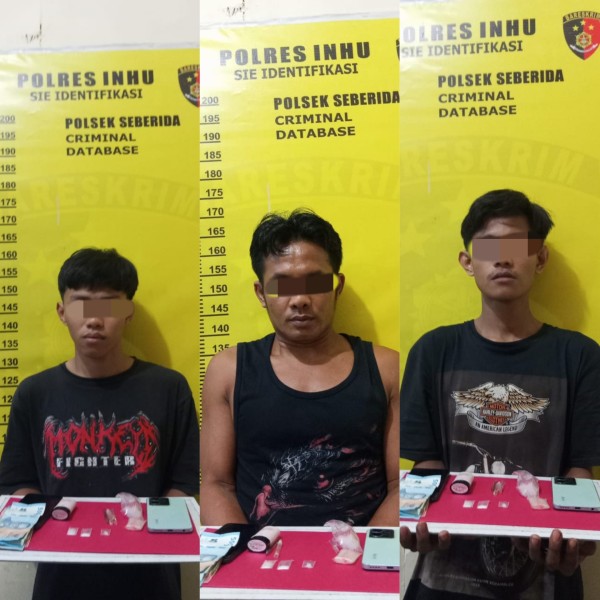 Edo Jualan Sabu Di Kulim VIII Belilas, Polsek Seberida Ringkus Pelaku Bersama Kroninya