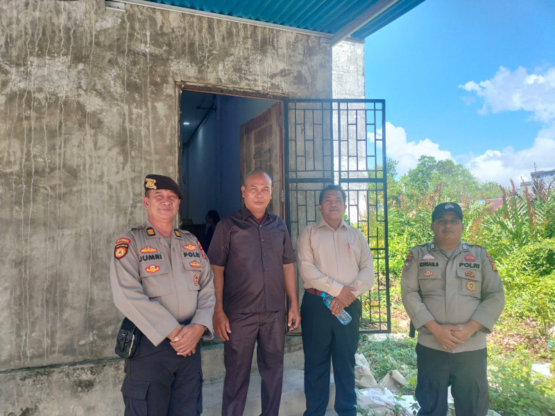 Polsek Kateman Gandeng Jemaat HKBP Wujudkan Pilkada Riau yang Damai dan Kondusif