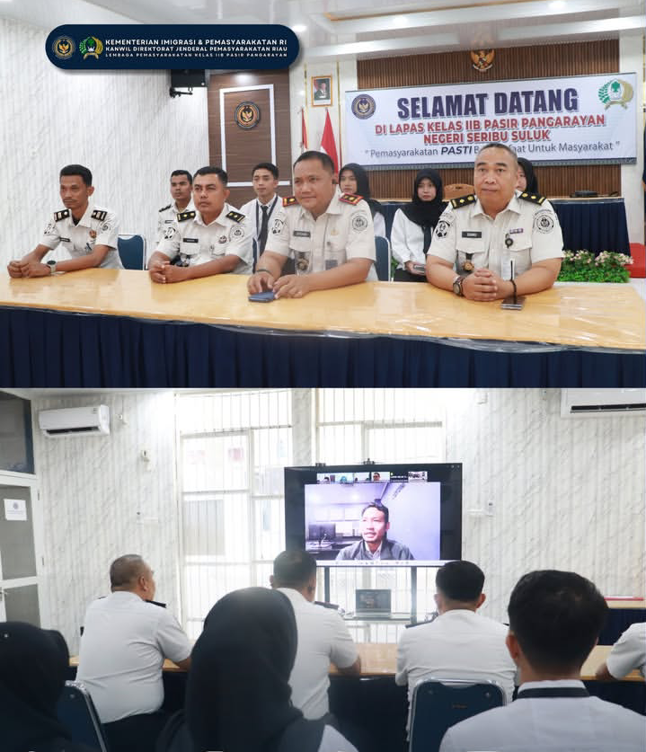 Lapas Pasir Pangaraian Komitmen Data Akurat, Ikuti Validasi Ketahanan Pangan dan UMKM Nasional