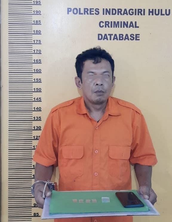 Oknum PNS Disnaker Terlibat Kasus Sabu, Disergap Satresnarkoba Polres Inhu Di Desa Japura