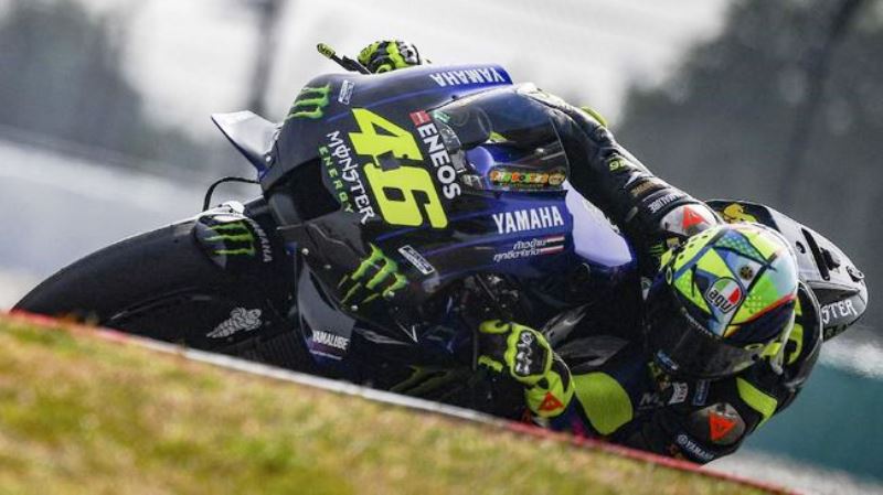 Penderitaan Rossi: Disusul Marquez, Gagal Finis di GP Spanyol