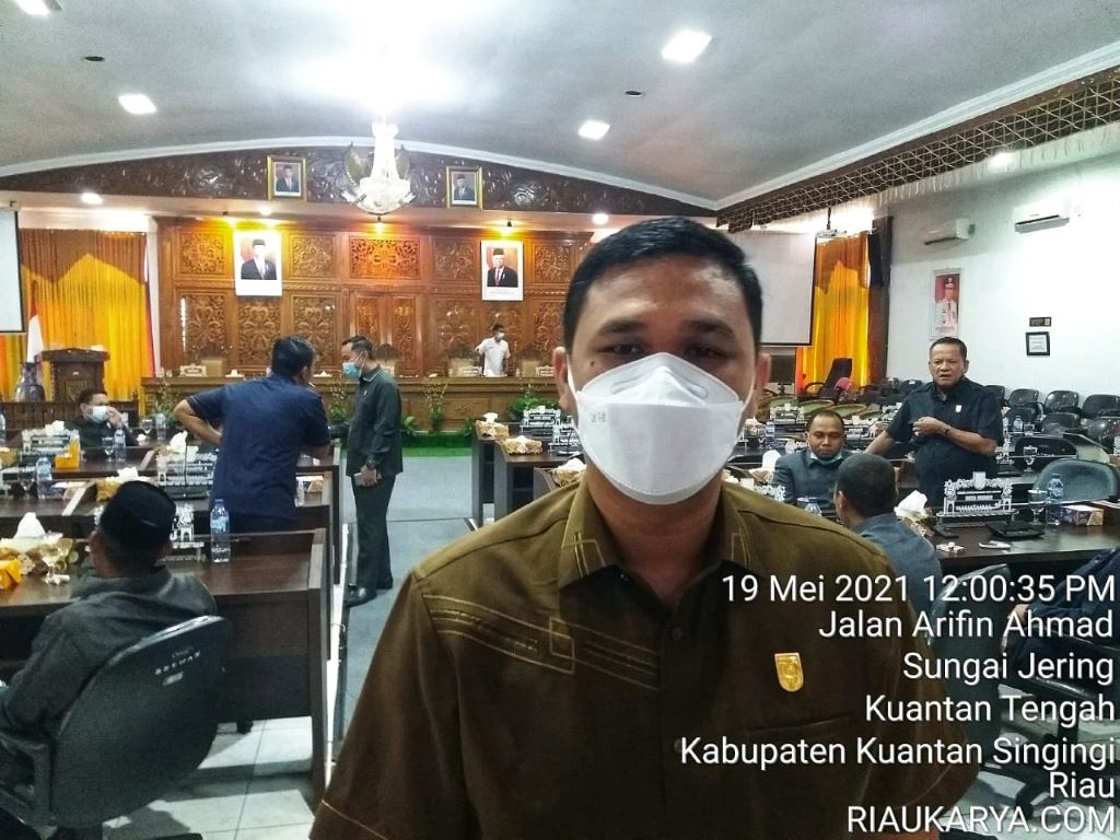 Rapat Paripurna Penyampaian Rekomendasi Akhir LKPJ Pemkab Kuansing Tahun 2020 