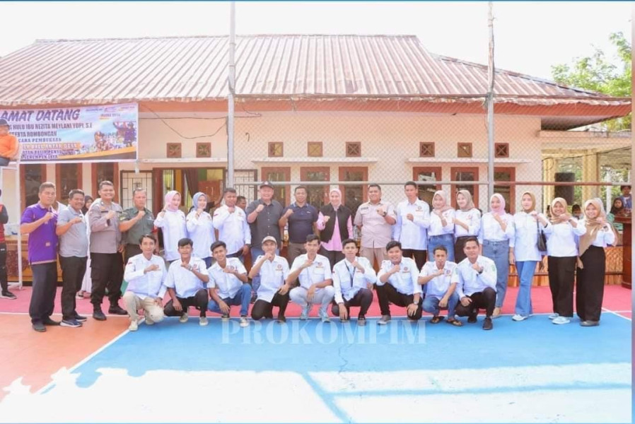 Bupati Rezita Buka Turnamen Voli, Desa Serumpun Jaya Meriahkan HUT RI ke 79