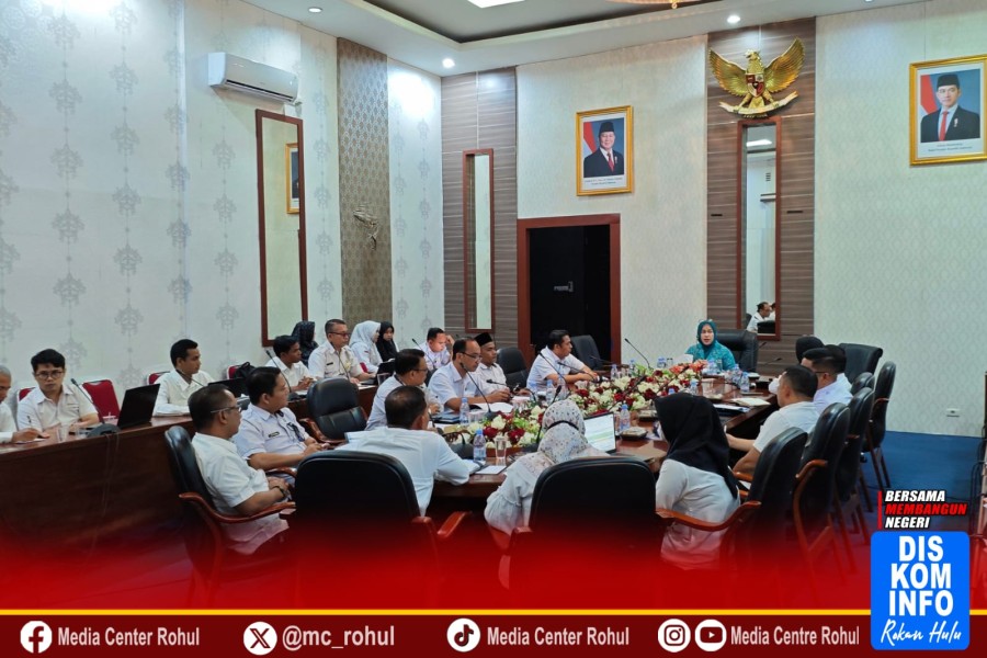 Ketua TP. PKK Rohul Pimpin Rapat Penyusunan RKPD Perubahan 2025