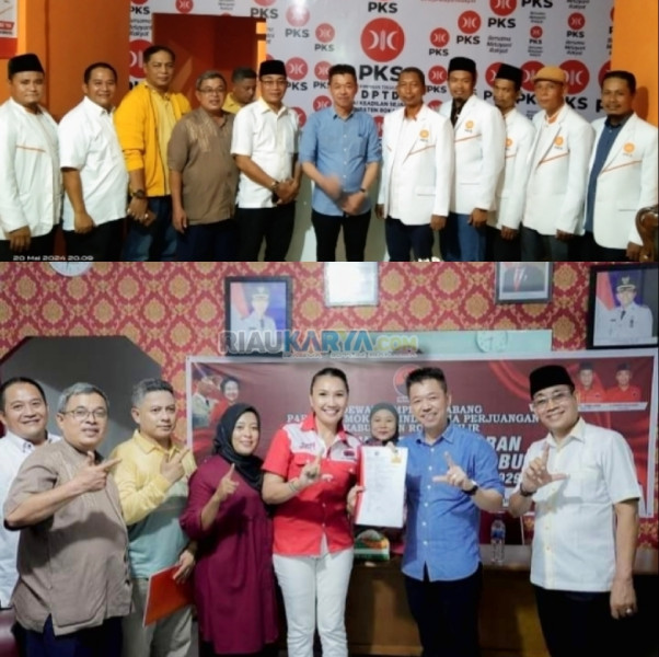 Afrizal Sintong Serahkan Formulir Calon Bupati ke PKS dan PDIP, Ajak Koalisi Bersama Golkar