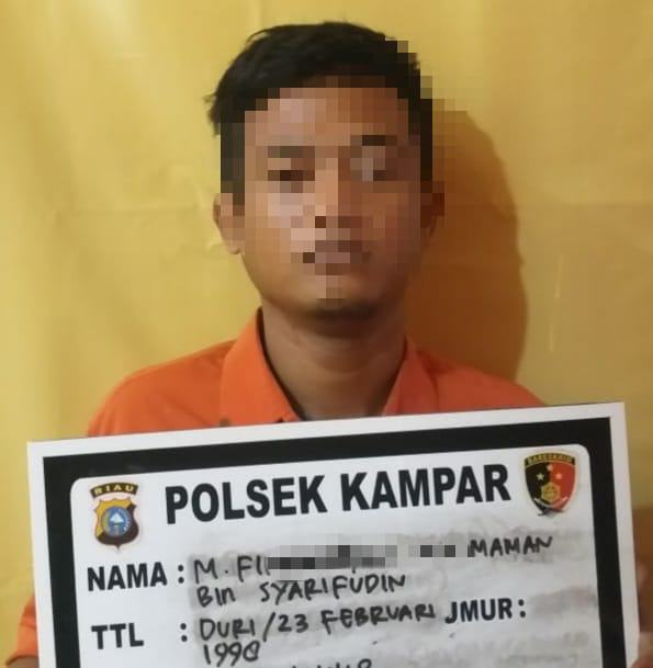 Nyuri Sepeda Motor di Kampar, Pelaku Ditangkap Unit Reskrim Polsek Kampar di Kota Pekanbaru