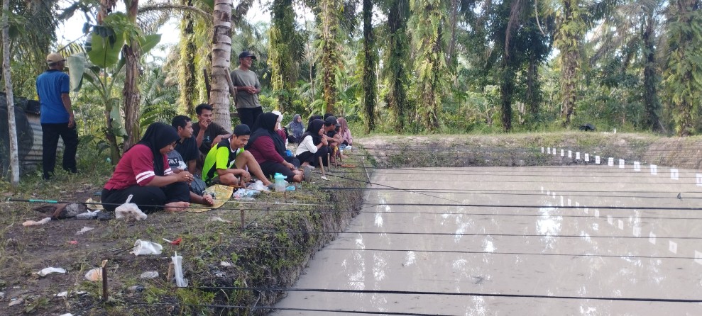 Lomba Mancing Meriahkan Warga Desa Danau Tiga, Usai Digelar