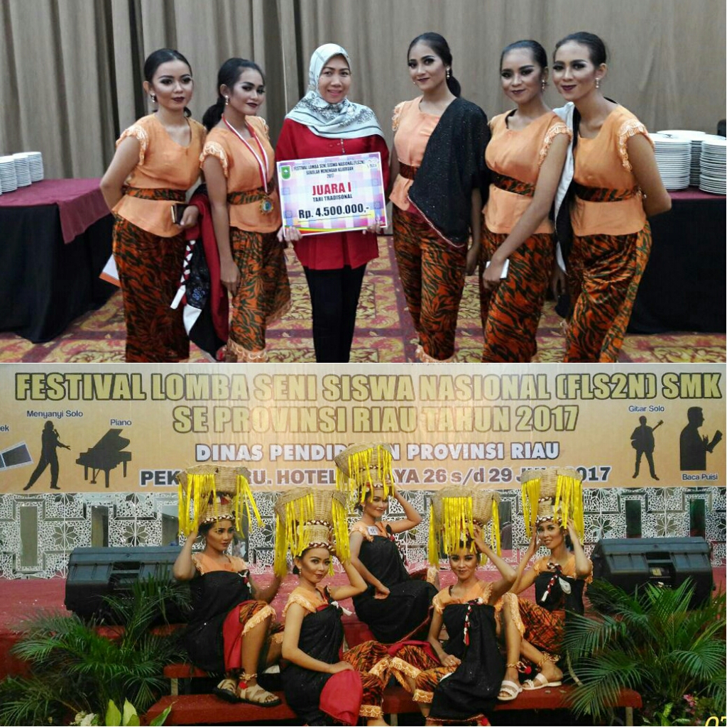 Mantap, Juara 1 FLS2N Tingkat Provinsi Riau, Tim Tari SMKN 1 Rengat Wakili Riau di Tingkat Nasional