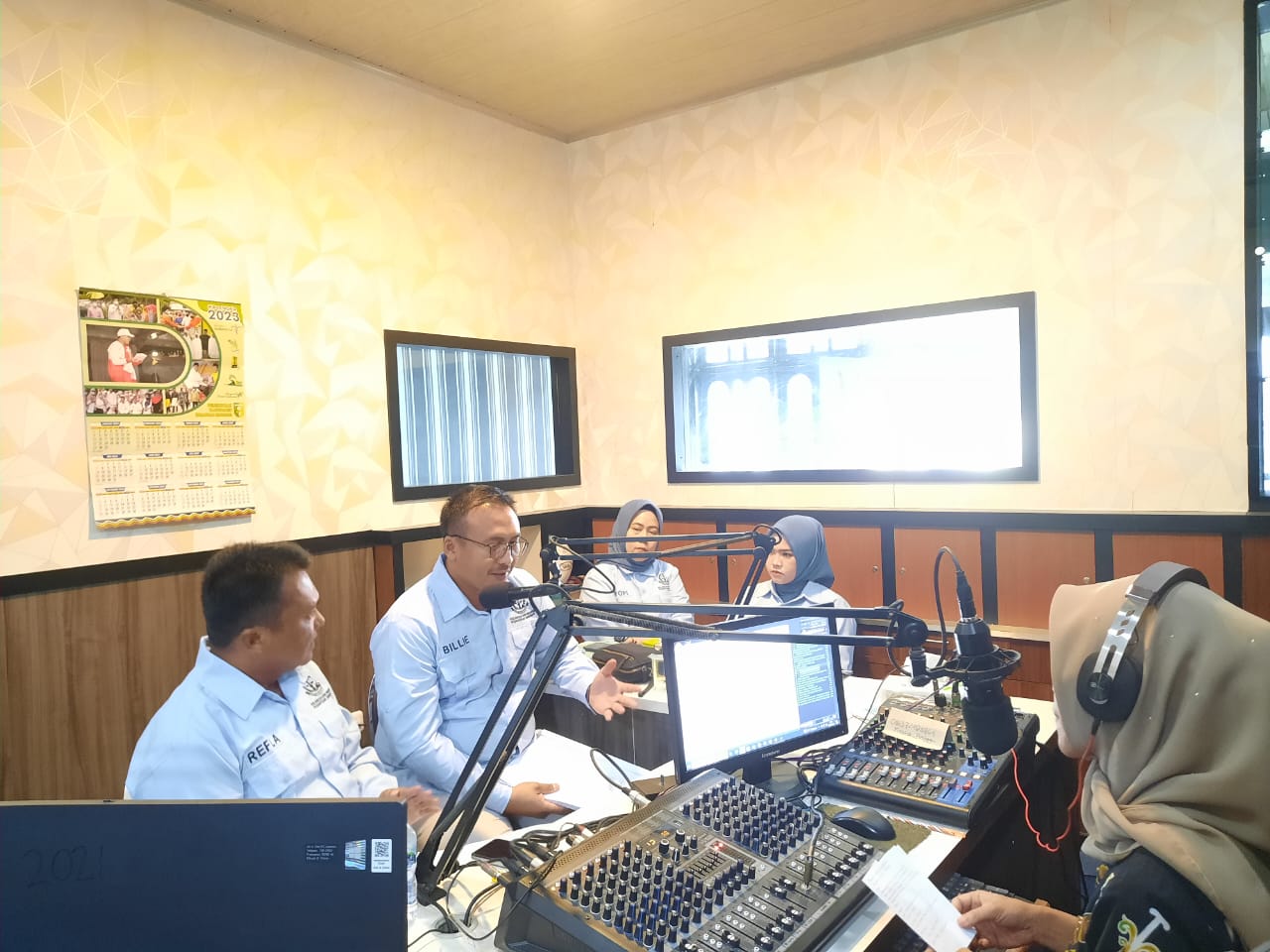 Dialog Di Radio Kuansing FM, Kajari Kuansing Angkat Thema Pendampingan Hukum