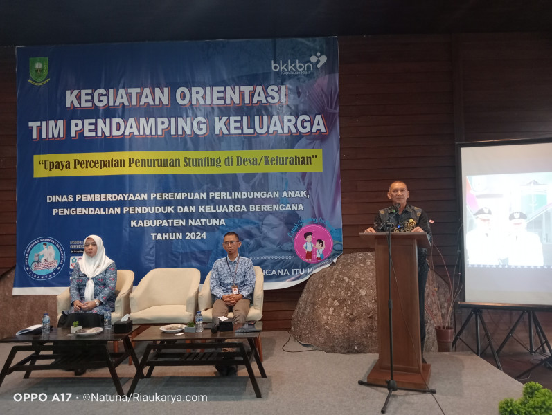 Cegah Stunting Ketua TPK Kabupaten Natuna Minta Orang Tua Benah Keluarga Sejak Dini