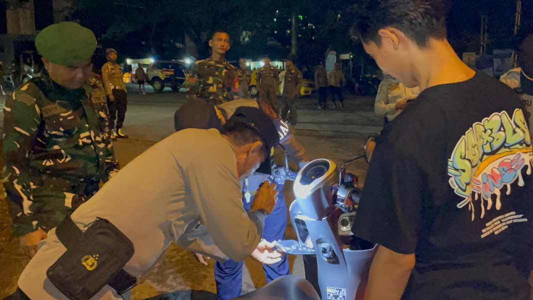 Pasca Kunjungan Presiden Di Riau, Polres Rohul Gelar Patroli Blue Light Skala Besar