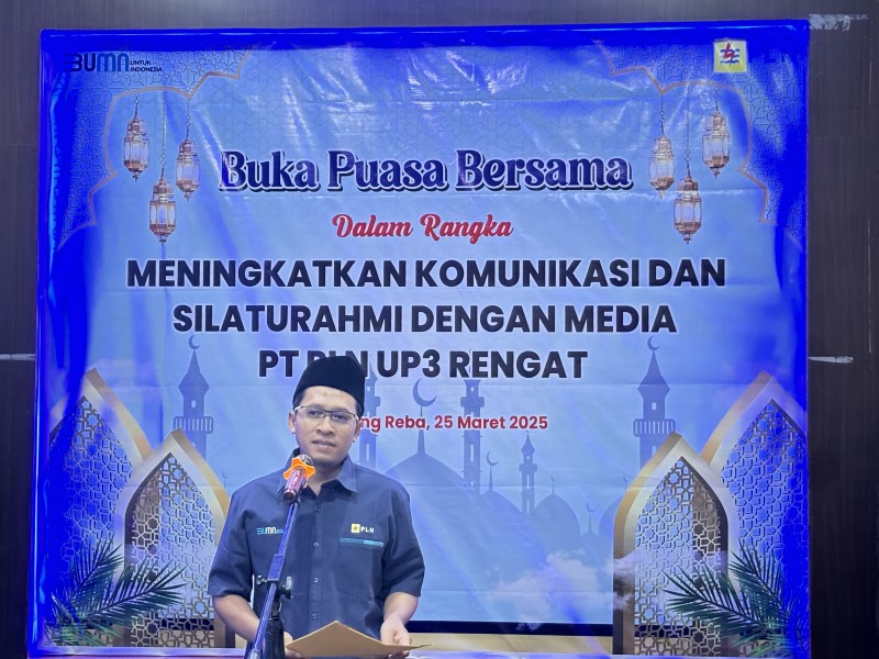 PLN UP3 Rengat Gelar Buka Puasa Bersama Wartawan, Perkuat Silaturahmi dan Pelayanan