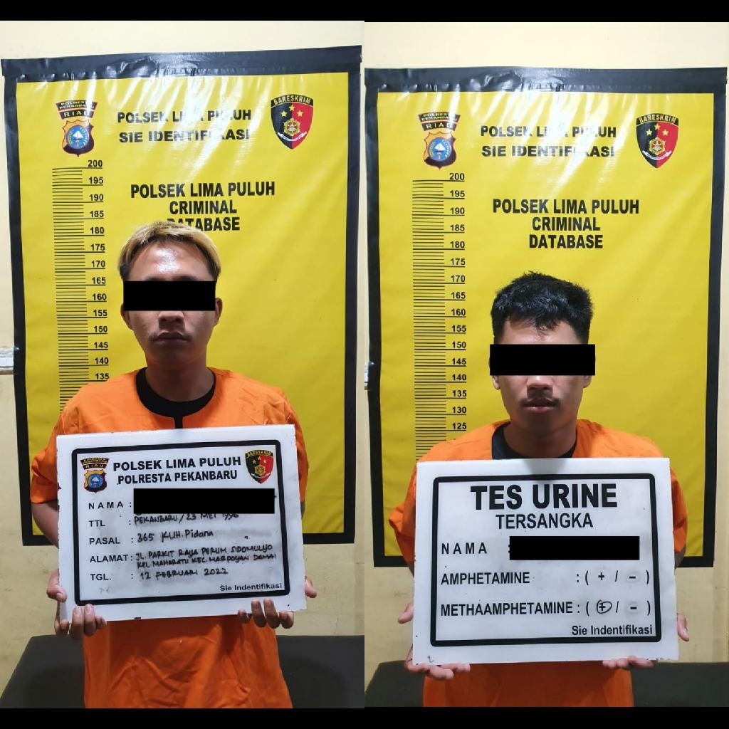 Dua Pelaku Jambret Diamankan Unit Reskrim Polsek Limapuluh