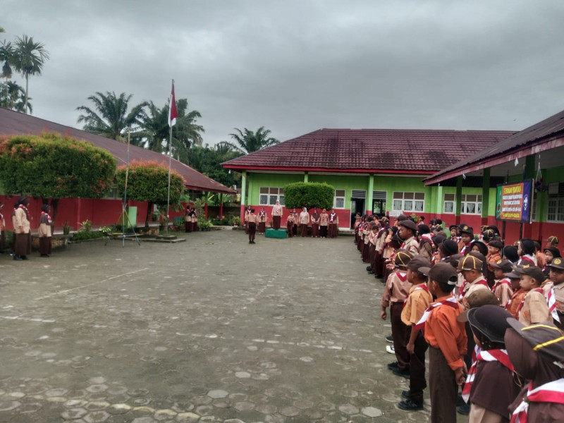 Giat Pramuka di SDN 016 Kelesa, Menggelar Beberapa Kegiatan