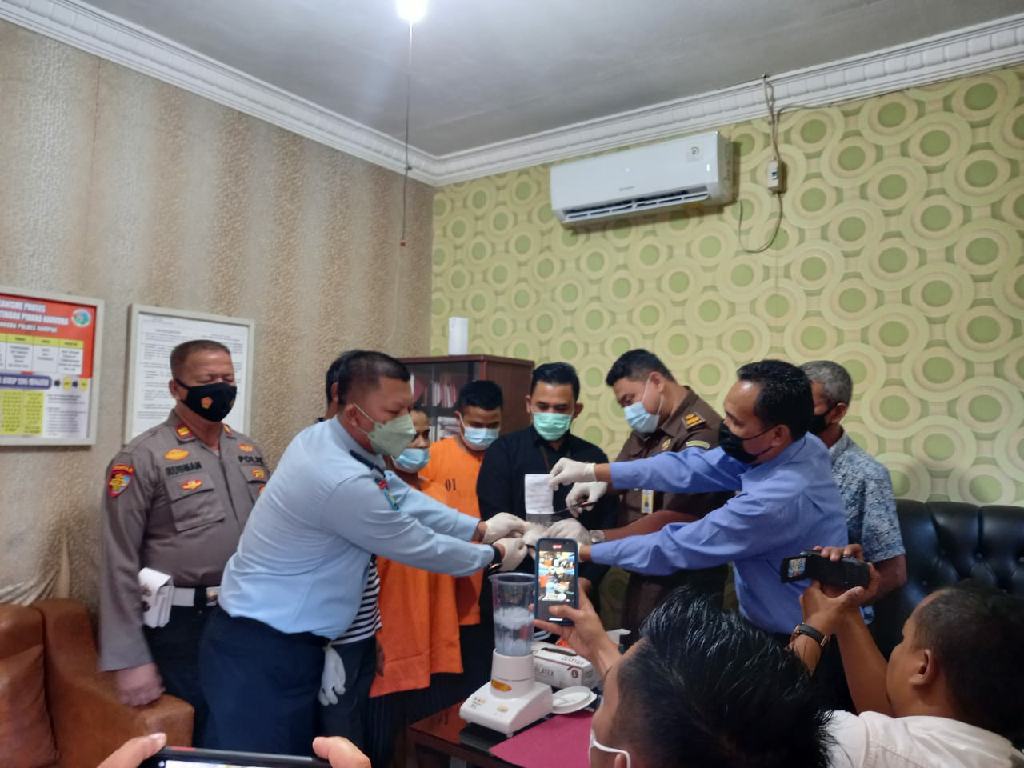 235,71 Gram Narkotika Jenis Shabu Tangkapan Resnarkoba Polres Kampar Dimusnahkan