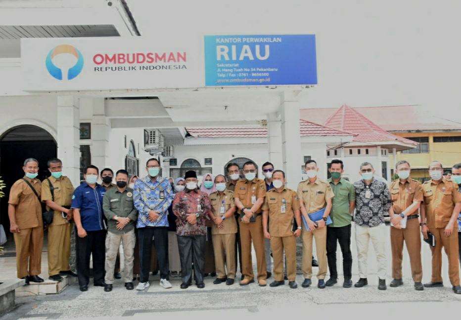 Sekda Kampar: Empat OPD Kunci Raih Penghargaan Layanan Publik Ombudsman RI 