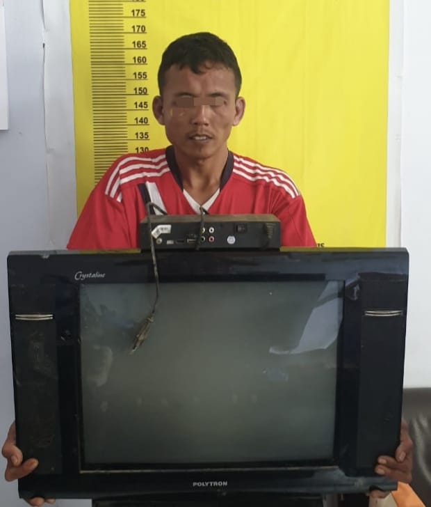 Pelaku Curat Diringkus Polsek Batang Cenaku, Ini Barang Yang Diambilnya