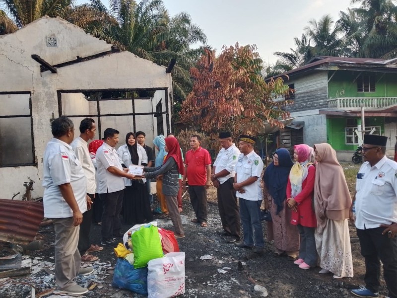 Duka Witta Jadi Duka Bersama, IKM Rengat Barat Turun Tangan