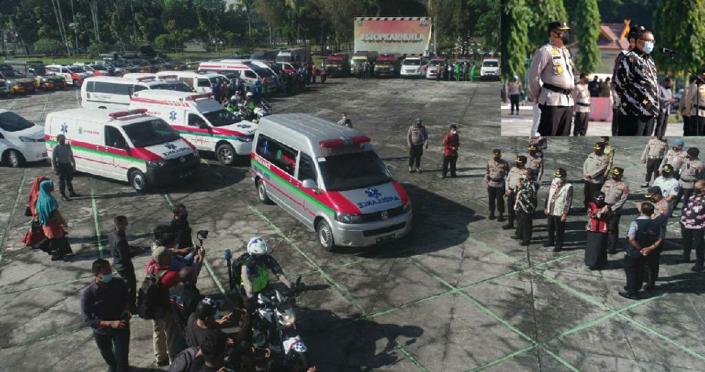 Jemput Pasien Isoman, Satgas Covid-19 Riau Kerahkan 60 Ambulance dan 220 Petugas