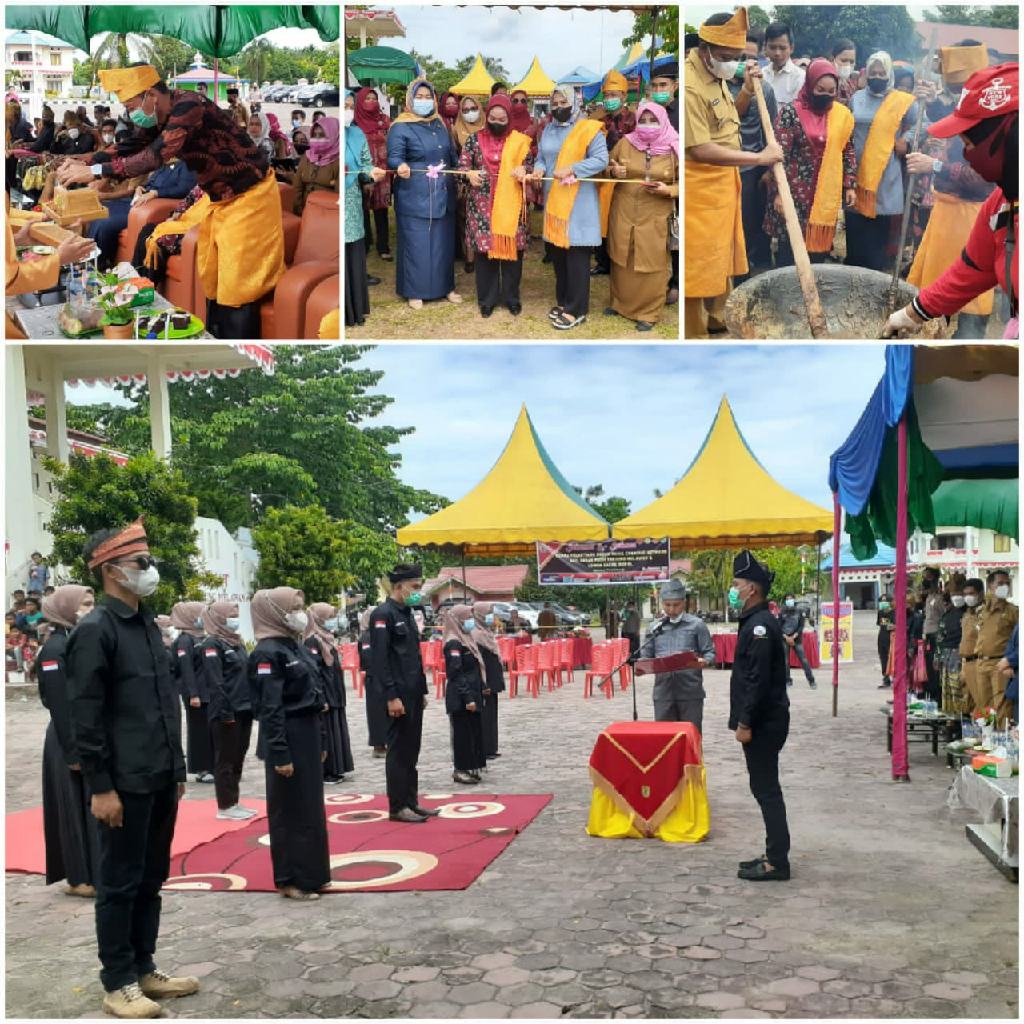 Bupati Rohil Buka Festival Lomba Kacau Dodol se Kecamatan TPTM yang Ditaja oleh BRCN
