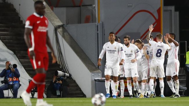 Hasil Liga Champions: Real Madrid Kalahkan Liverpool 3-1