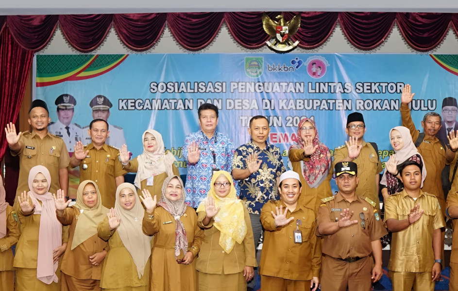 Percepatan Penurunan Stunting, Pemkab Rohul Gelar Sosialisasi Penguatan Lintas Sektor Kecamatan Dan Desa