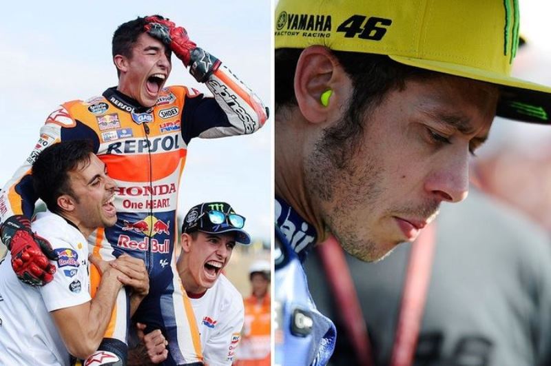 Bikin Valentino Rossi 'Nyungsep', Marquez Berikan Komentar Tak Terduga