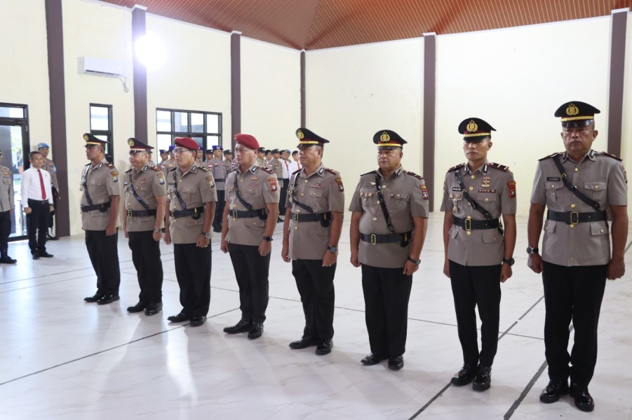 Kapolres Natuna Pimpin Sertijab Pejabat Utama