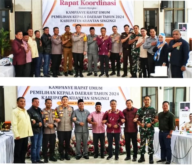 Kunjungi Kuansing Dalam Rangka Gelar Rakor Kapolda Riau, Kalaborasi Adalah Senjata Utama Sukseskan Pilkada Serentak 2024