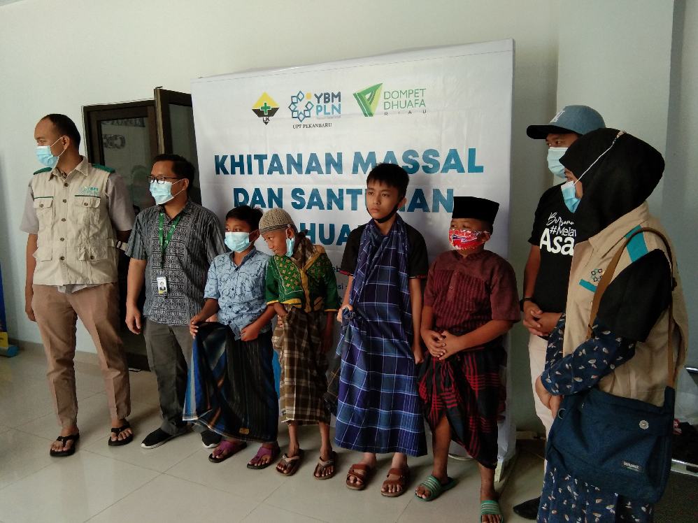 Puluhan Anak di Pekanbaru Ikuti Khitanan Massal yang Digelar Dompet Duafa Riau 