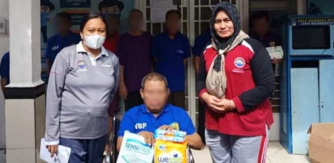 Lapas Bagansiapiapi Berikan Paket Sehat Bagi WBP Kelompok Rentan