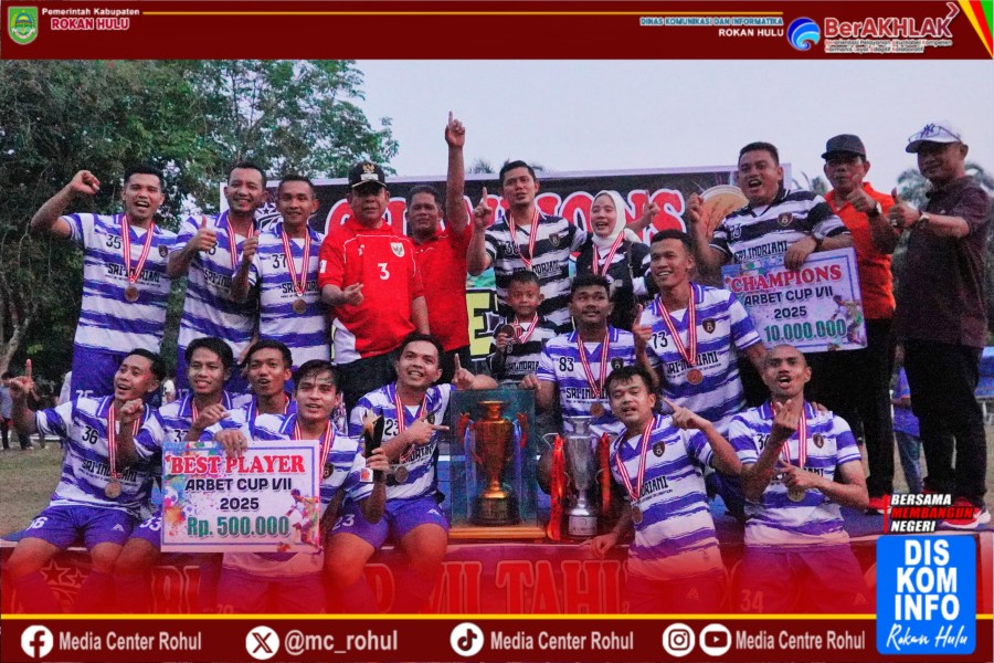 Wabup Syafaruddin Poti Hadiri Laga Final Turnamen Mini Soccer Arbet Cup VII