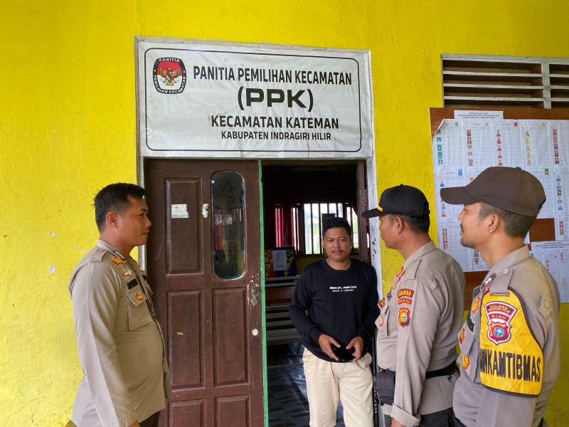 Kapolsek Pimpin Patroli Dialogis Ke PPK kecamatan Kateman.