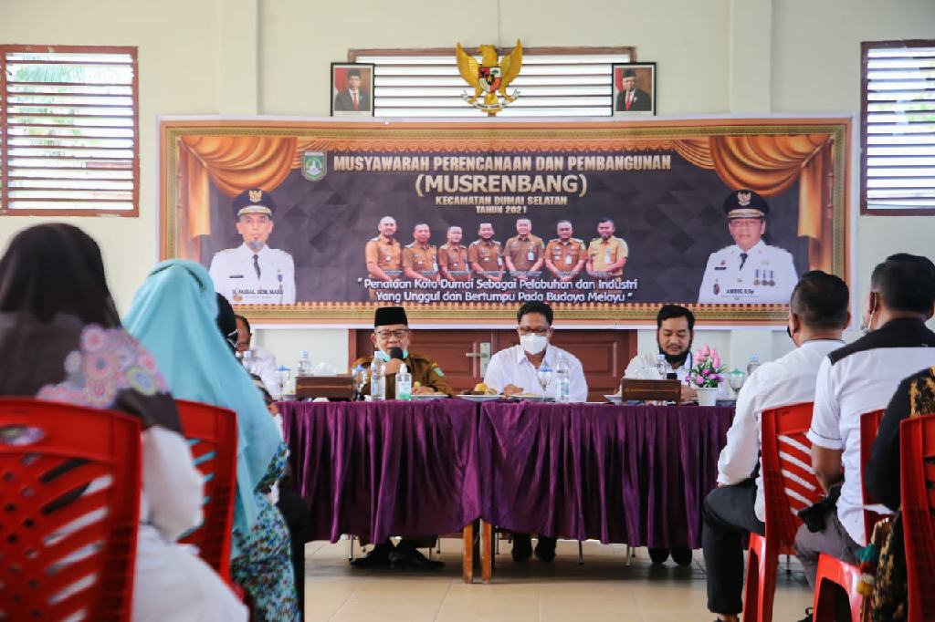 Musrenbang Kecamatan Dumai Selatan Tahun 2021 Dibuka Langsung Wawako Dumai