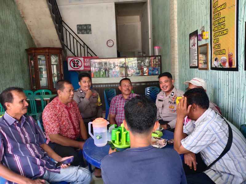 Polsek Keritang, Terus Membangun Sinergitas dan Kemitraan Demi Terwujudnya Pilkada Aman dan Damai