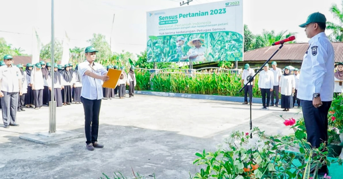 Sekda Rohil Pimpin Apel Siaga Sensus Pertanian 2023
