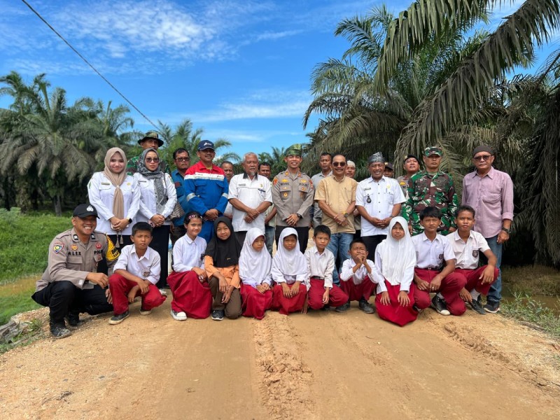 Renovasi Jembatan Merah Putih Rampung, Polsek Lirik Gelar Doa Bersama